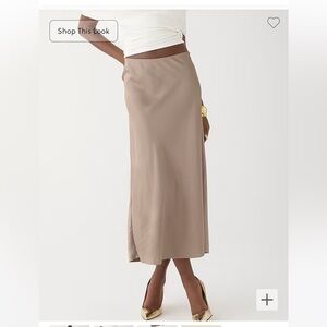 NWT J crew Gwyneth slip skirt size small
